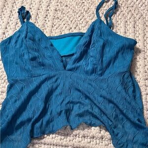 SHEIN Teal Camisole Top